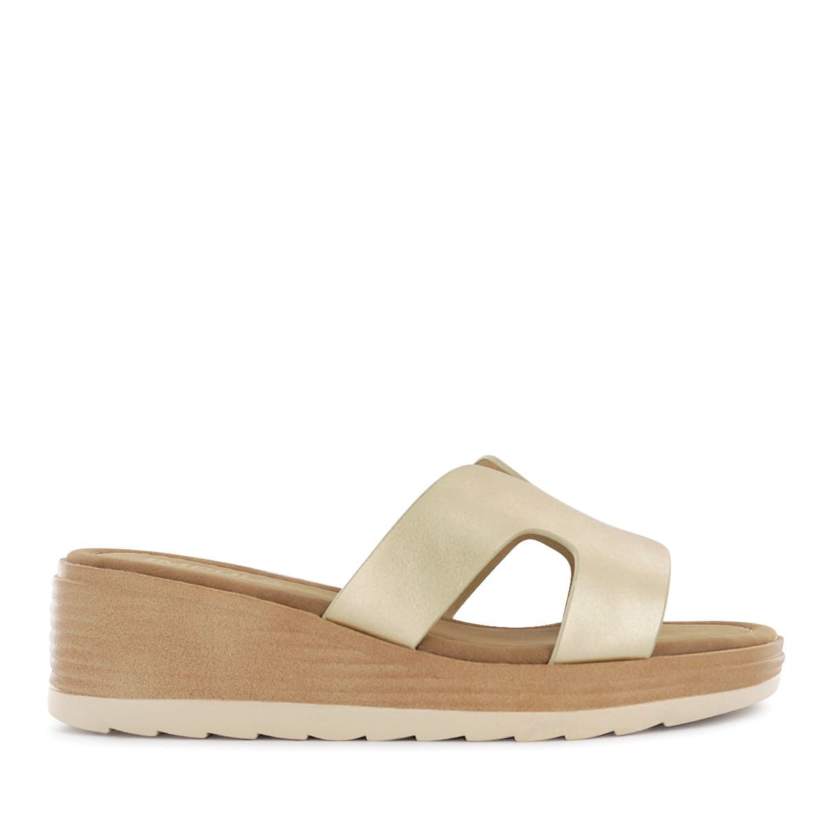 IMPULS - Sandalias Cuña Impuls Mujer Adaya13 Oro