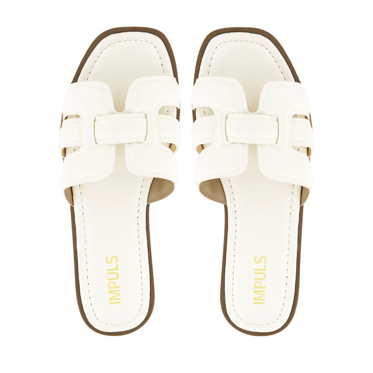 IMPULS - Sandalias Flats Impuls Mujer Aixa18 Hielo
