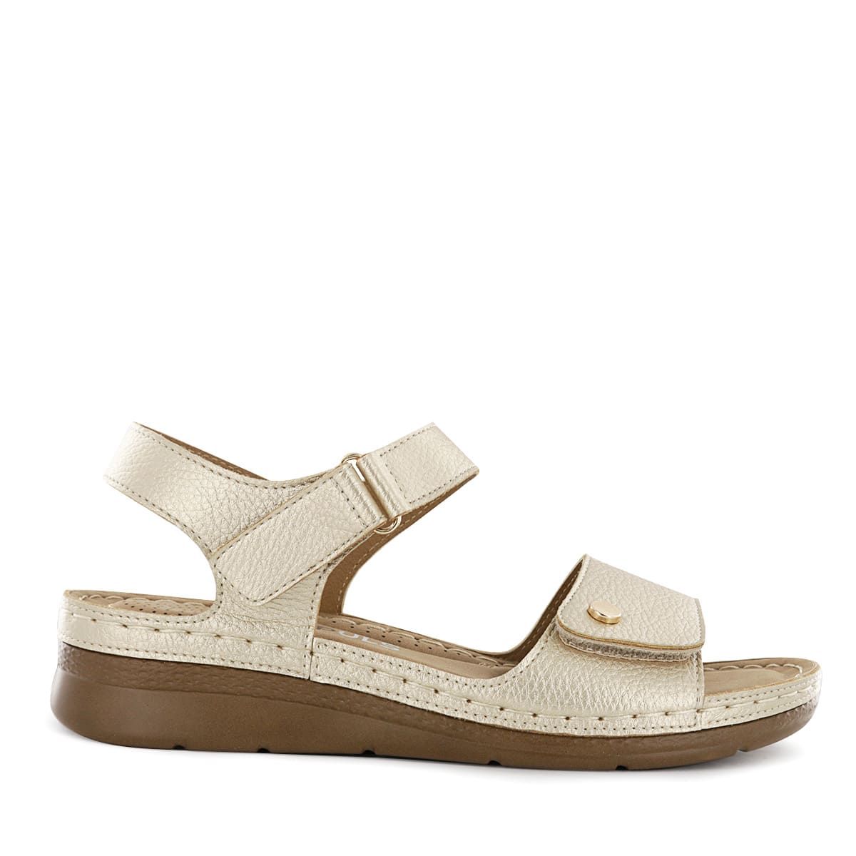 IMPULS - Sandalias Cuña Impuls Mujer Saida12 Oro