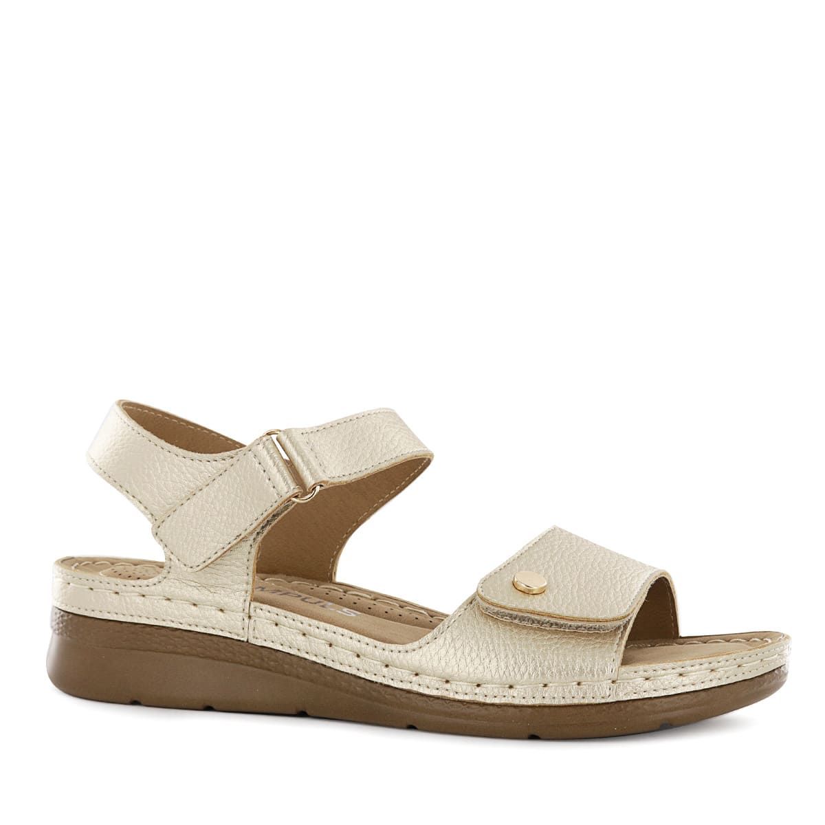 IMPULS - Sandalias Cuña Impuls Mujer Saida12 Oro