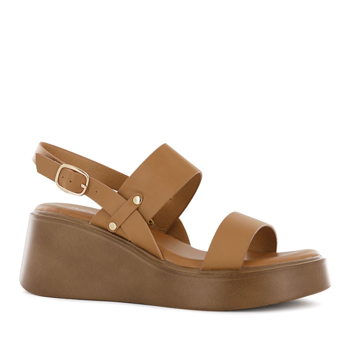 IMPULS - Sandalias Cuña Impuls Mujer Abi10 Camel
