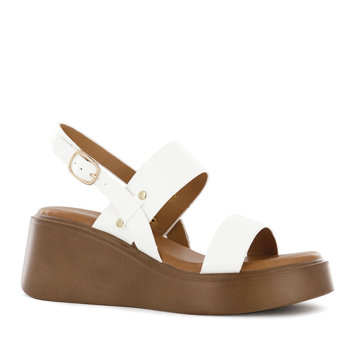IMPULS - Sandalias Cuña Impuls Mujer Abi10 Blanco