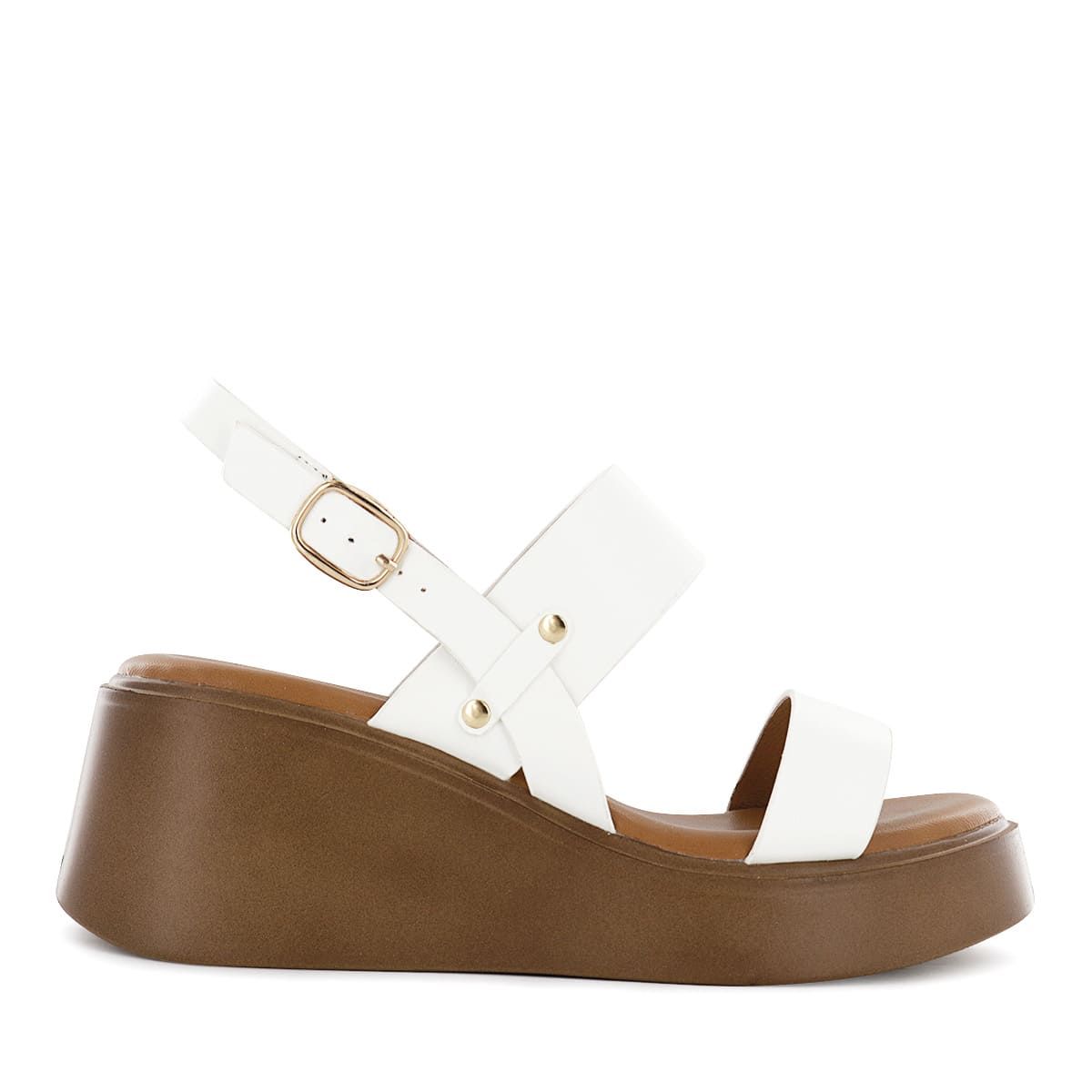 IMPULS - Sandalias Cuña Impuls Mujer Abi10 Blanco
