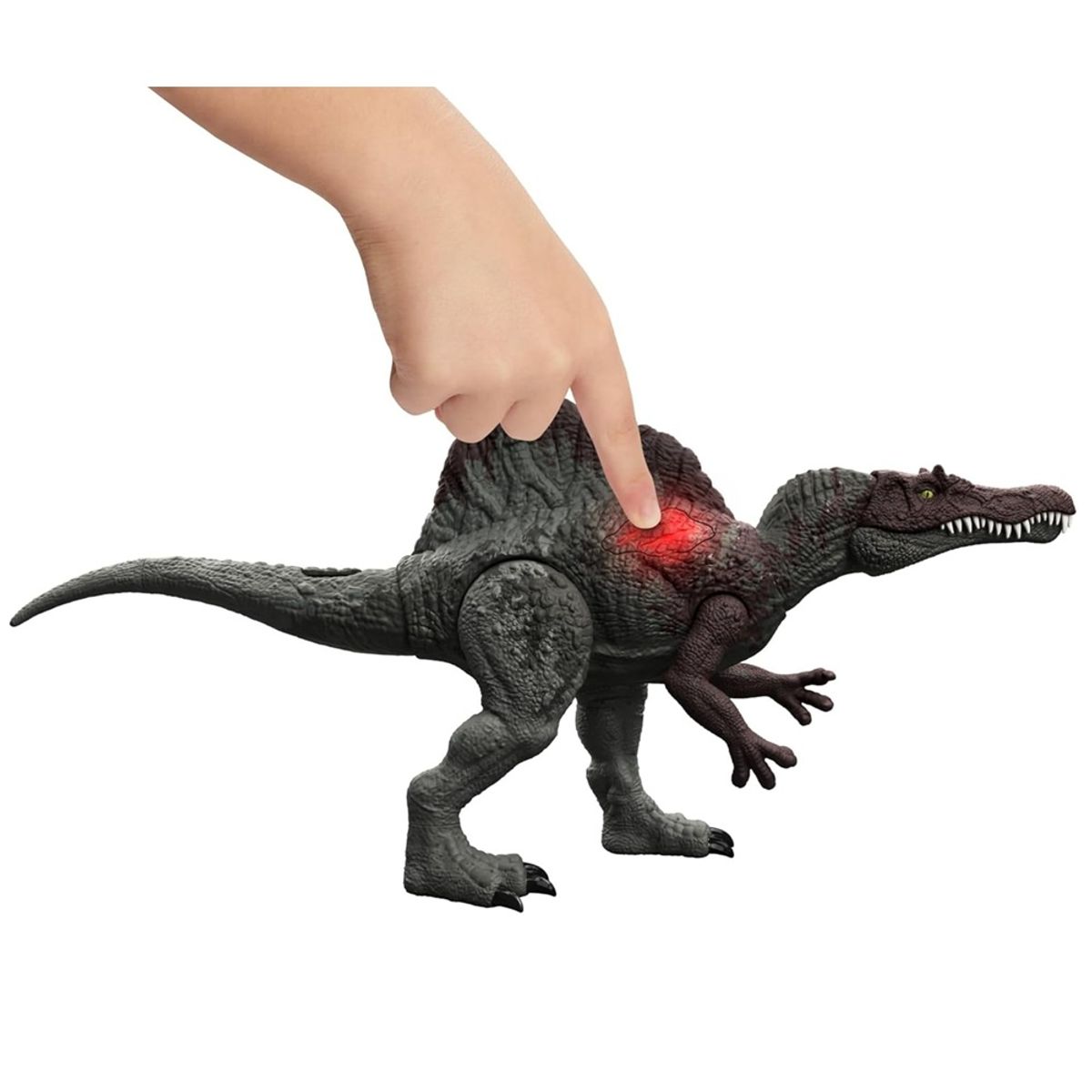 MATTEL - Figura Epic Attack Spinosaurus Ataque con Garras Luz y Sonido