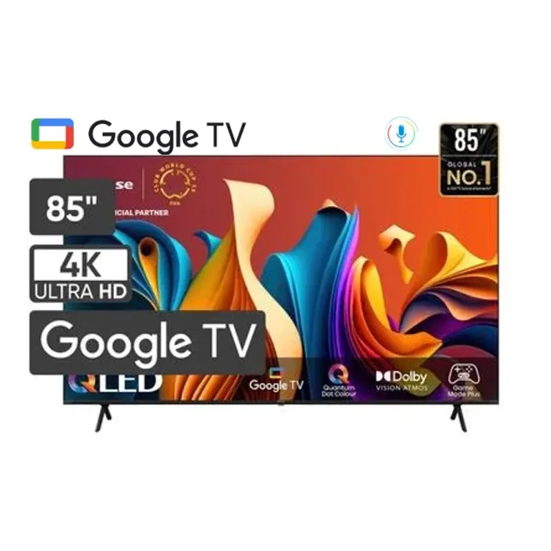 HISENSE - TV Hisense 85 QLED 4K Google TV 85Q6N