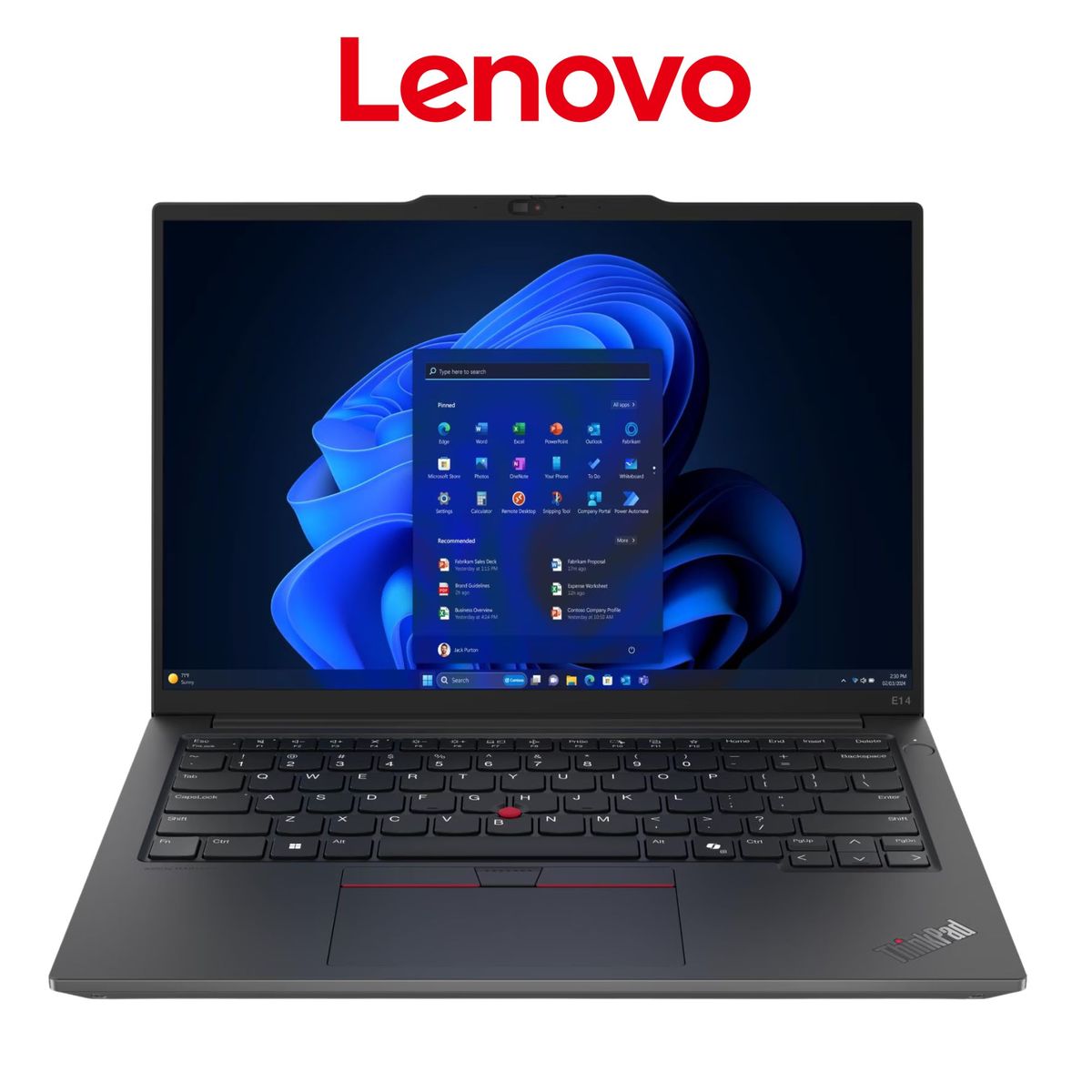 LENOVO - LAPTOP LENOVO THINKPAD E14 GEN 6 CORE ULTRA 7-RAM 48 GB SSD 1 TB 14" WUXGA WINDOWS 11