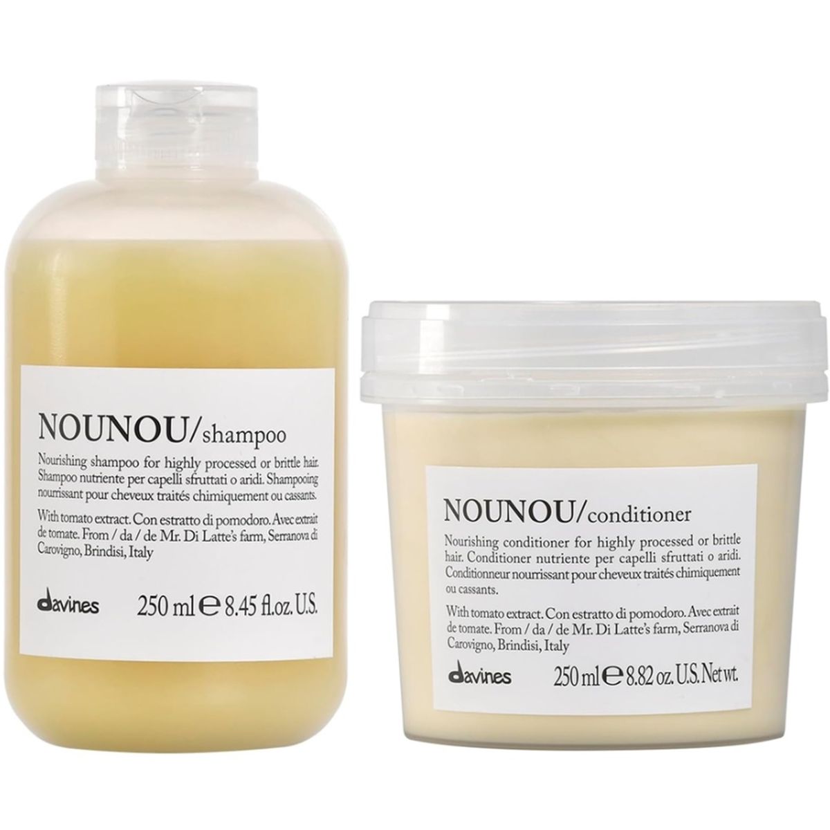 DAVINES - DAVINES NOUNOU – Dúo Shampoo 250 ml + Conditioner 250 ml