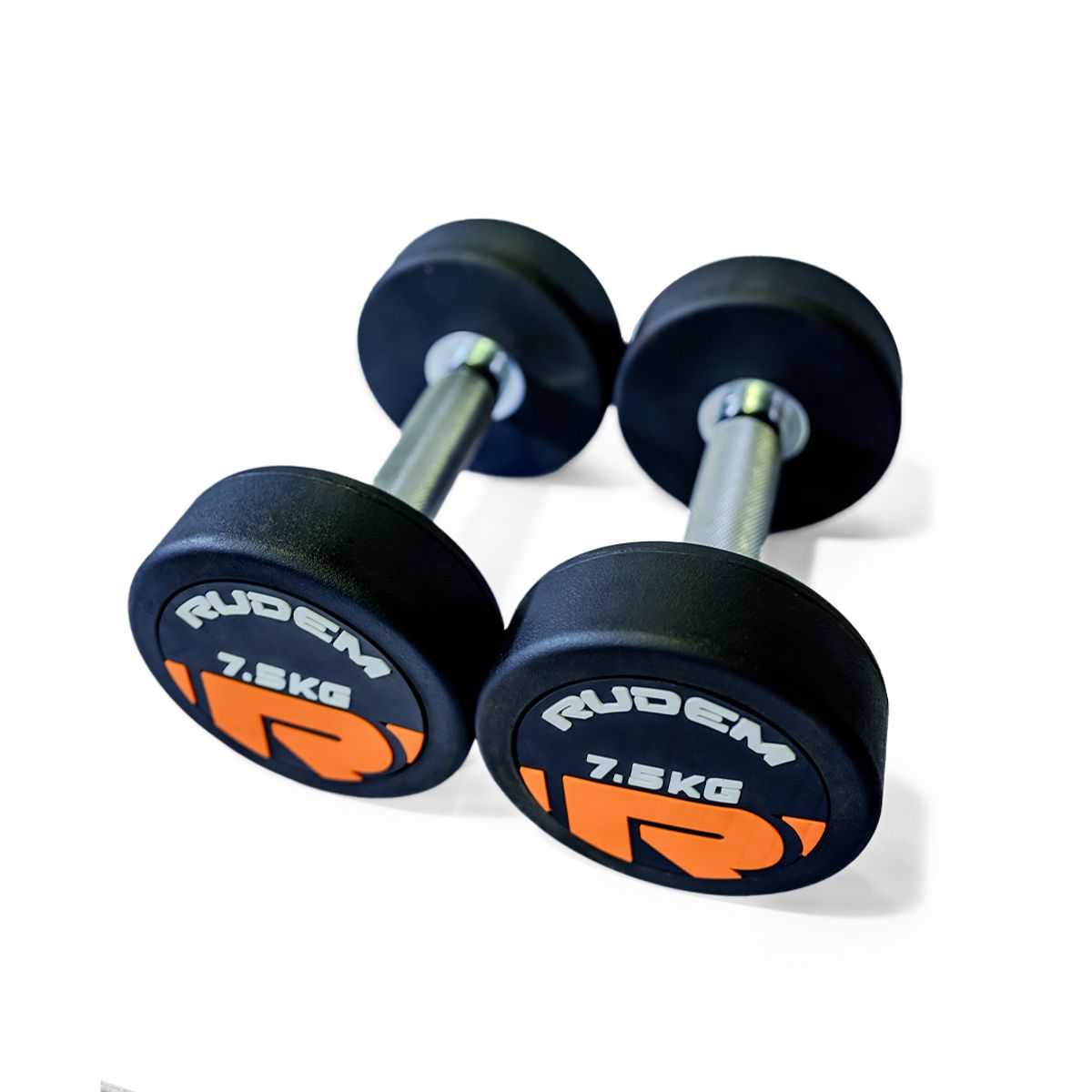 RUDEM FITNESS - MANCUERNAS REDONDAS RUDEM 7.5 KG (PAR)