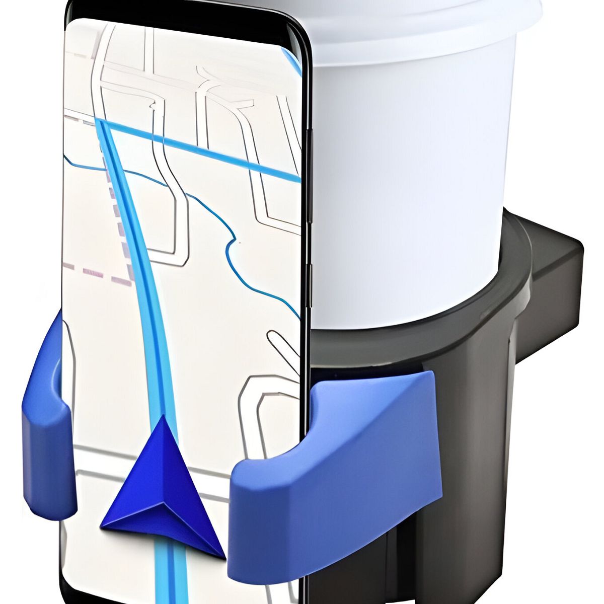 GENERICO - Portavasos Multifuncional con Porta Celular Integrado