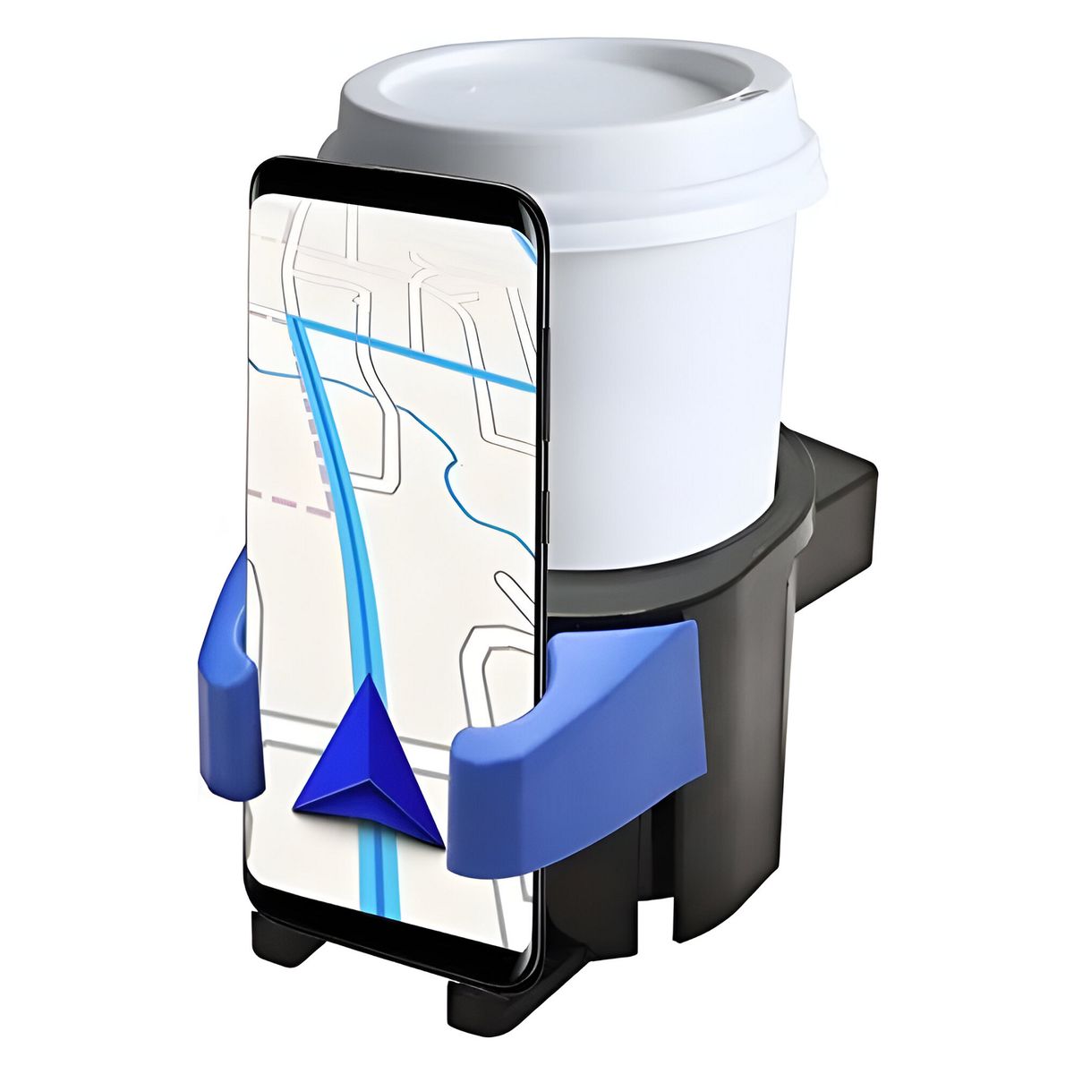 GENERICO - Portavasos Multifuncional con Porta Celular Integrado