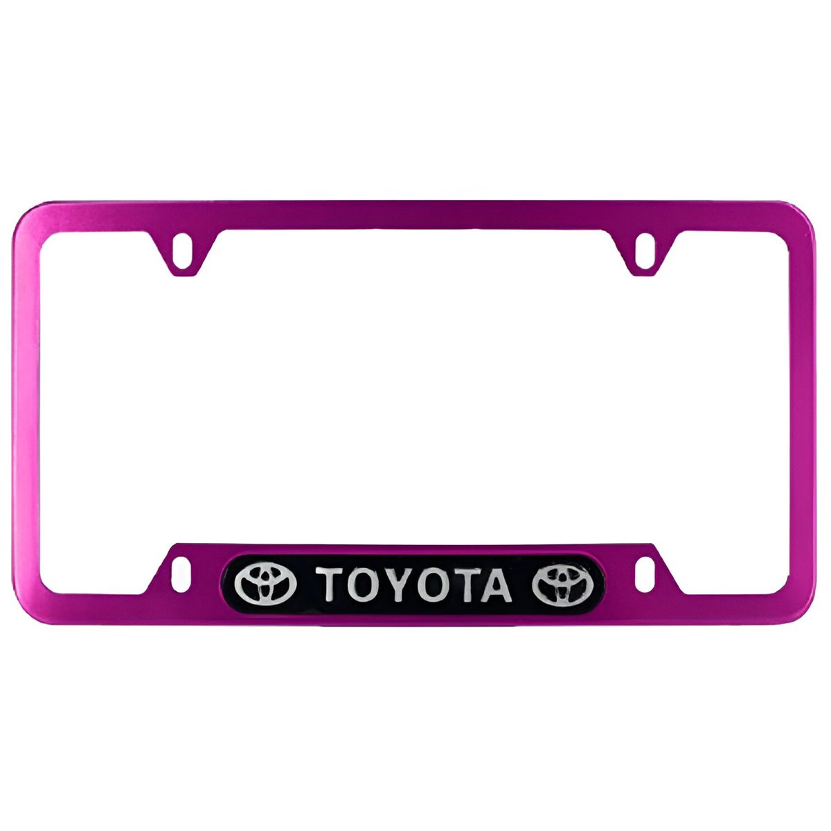 GENERICO - Porta Placa Toyota Lila