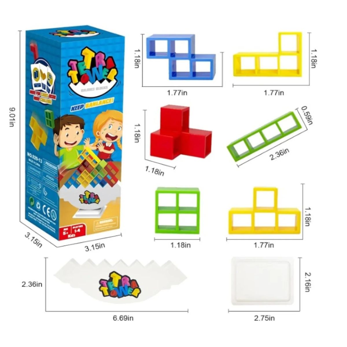 GENERICO - BLOQUES DE CONSTRUCCIÓN DE EQUILIBRIO TETRA TOWER