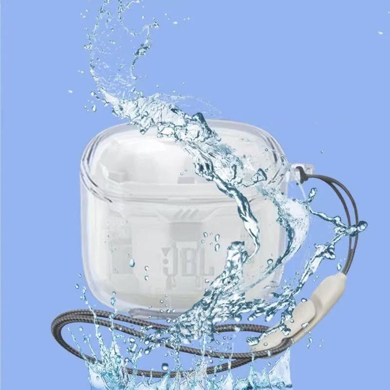 GENERICO - Funda para audifonos jbl tune flex 2 de TPU color transparente