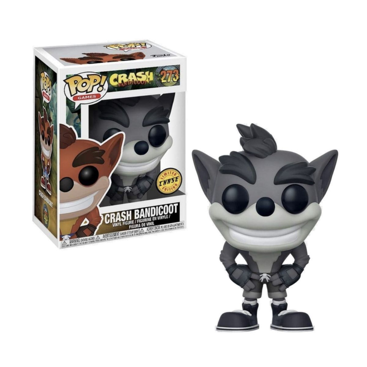 FUNKO - Crash Bandicoot Chase Funko Pop 273 Antiguo Vaulted