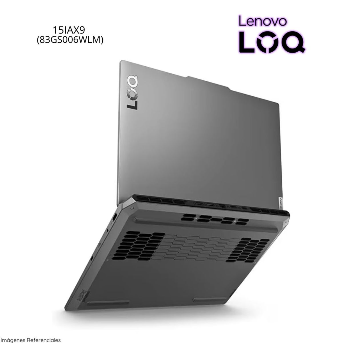 LENOVO - Laptop Gamer Lenovo LOQ 15IAX9 Intel Core i5-12450HX 8GB RAM 512GB SSD 15.6" FHD RTX 3050 83GS006WLM