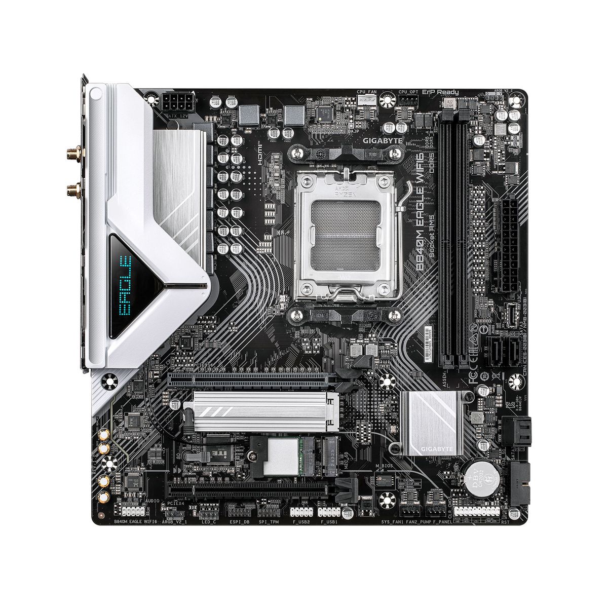 GIGABYTE - PLACA MADRE GIGABYTE B840M EAGLE ATX SOCKET AM5 DDR5 PN B840M EAGLE