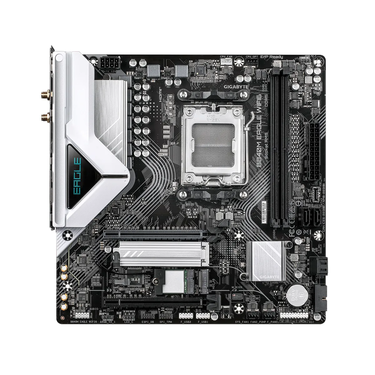 GIGABYTE - PLACA MADRE GIGABYTE B840M EAGLE ATX SOCKET AM5 DDR5 PN B840M EAGLE