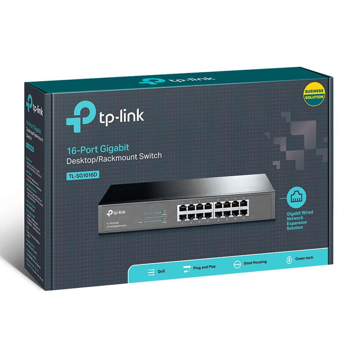 TP LINK - Switch Tp-Link TL-SG1016D 16 Puertos GIGABIT 10/100/1000 Mbps