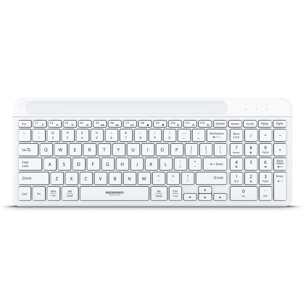 MICRONICS - KIT QUANTUM WHITE MIC WT813W TECLADO + MOUSE WIFI MICRONICS