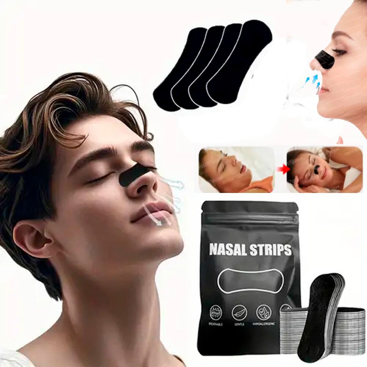 GENERICO - Blister de 10 Parches  Nasales