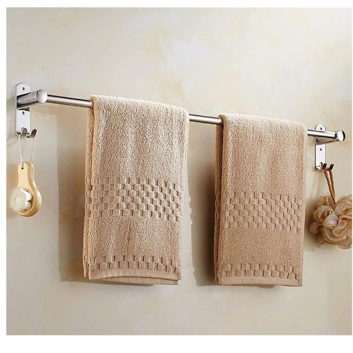 MINARI - Barra Toallero Organizador Colgador para Baño Ducha B51