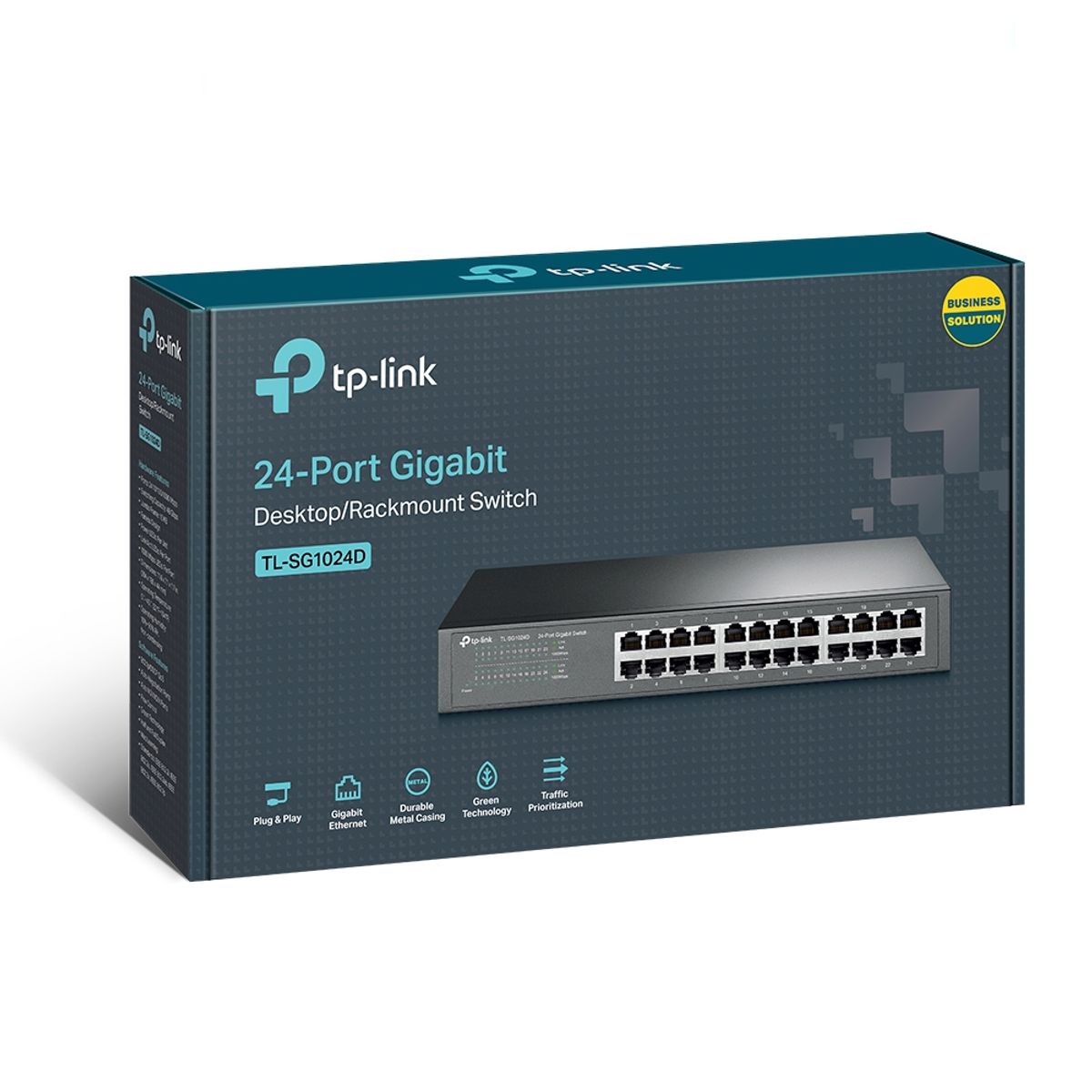 TP LINK - Switch Tp-Link TL-SG1024D 24 Puertos GIGABIT 10/100/1000 Mbps