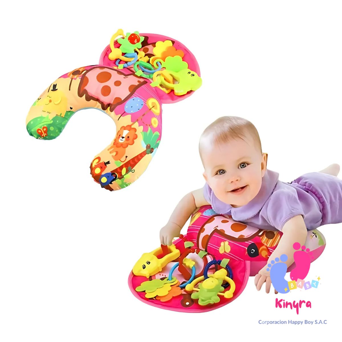 COJIN DE ESTIMULACION SENSORIAL PARA BEBES, marca NO LOGO - Foto Principal