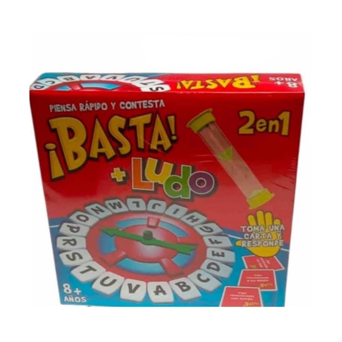 GENERICO - Juego de Mesa BASTA + Ludo 2 en 1