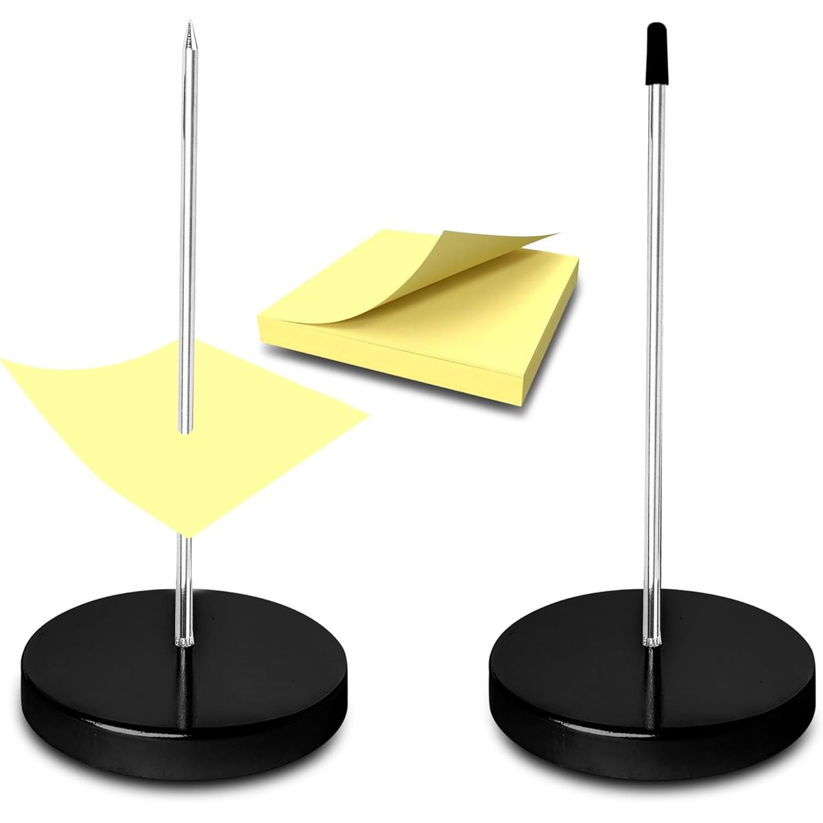 GENERICO - Pincha Papel Para Oficina x 2 pcs Soporte Trincheta