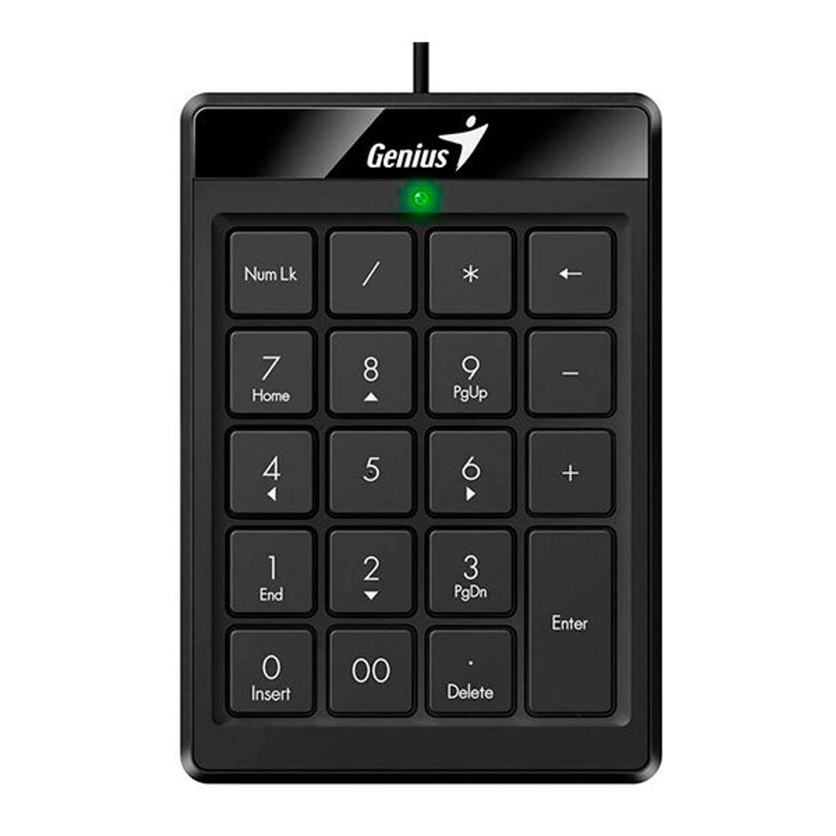 GENIUS - TECLADO NUMERICO GENIUS NUMPAD 110 TECLAS USB CHOCOLATE NEGRO