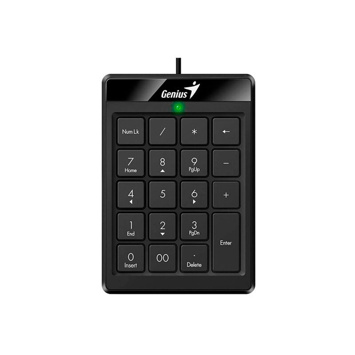 GENIUS - TECLADO NUMERICO GENIUS NUMPAD 110 TECLAS USB CHOCOLATE NEGRO
