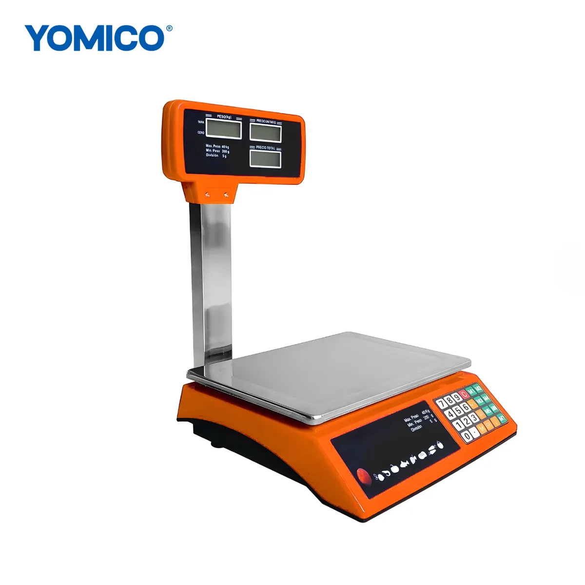 SM - Balanza Digital Comercial con torre de 40 Kg