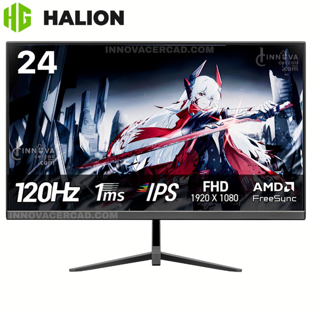 HALION - Monitor Halion HS-2403FF 24 IPS FHD 120Hz 1ms FreeSync