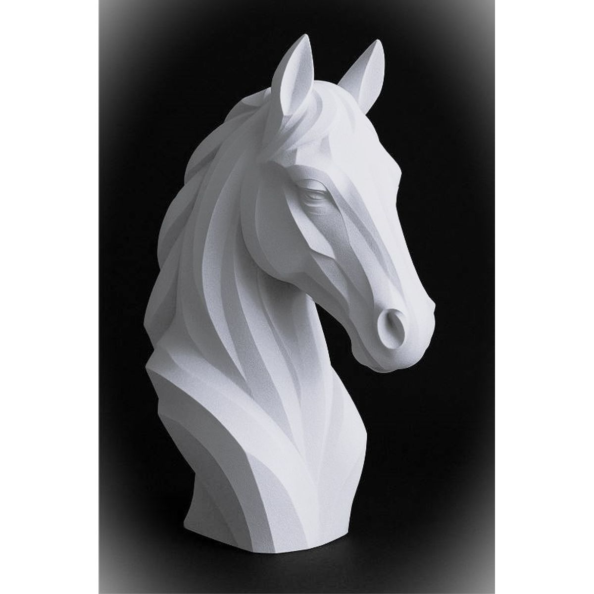 GENERICO - ADORNO EXCLUSIVO CABALLO BLANCO 23cm x 10cm x 16cm