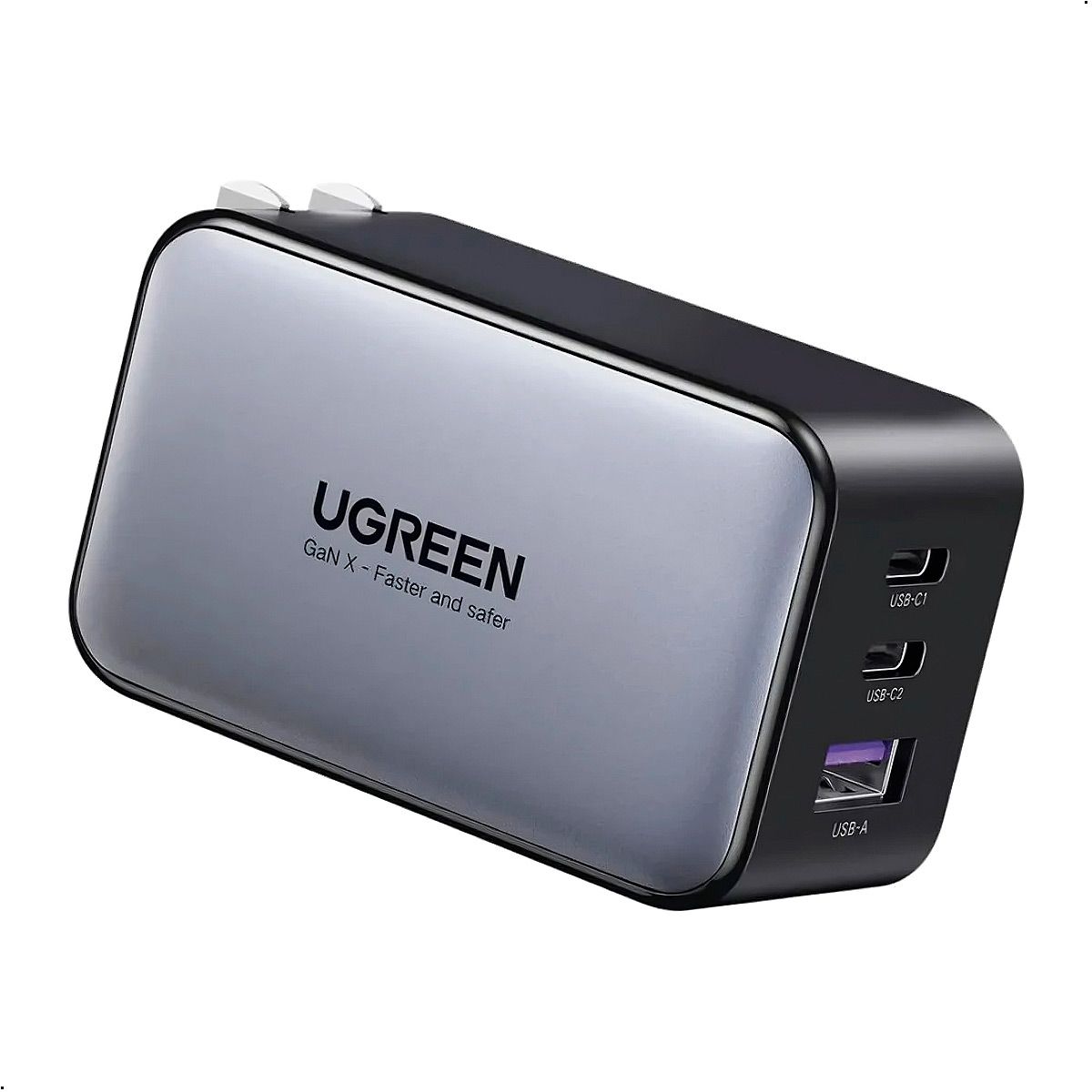 UGREEN - Cargador De Pared Ugreen 65w Nexode 3 Puertos Carga Rapida