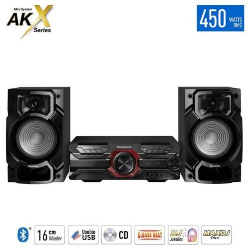 PANASONIC - Minicomponente Panasonic SC-AKX320PSK 450W - Negro