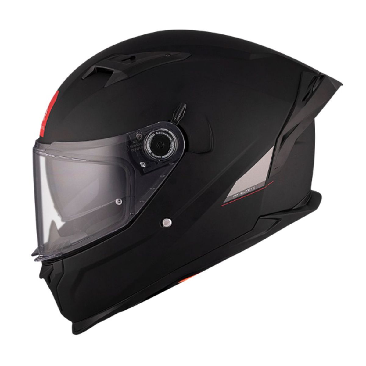 MT HELMETS - CASCO MOTO MT BRAKER SV NEGRO MATE DOBLE VISOR