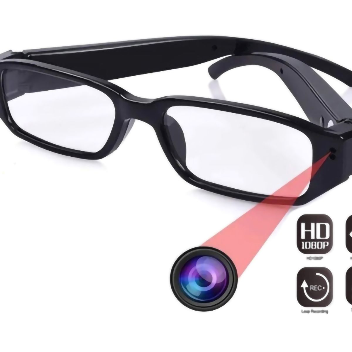 GENERICO - Gafas con cámara HD oculta  Graba sin ser visto