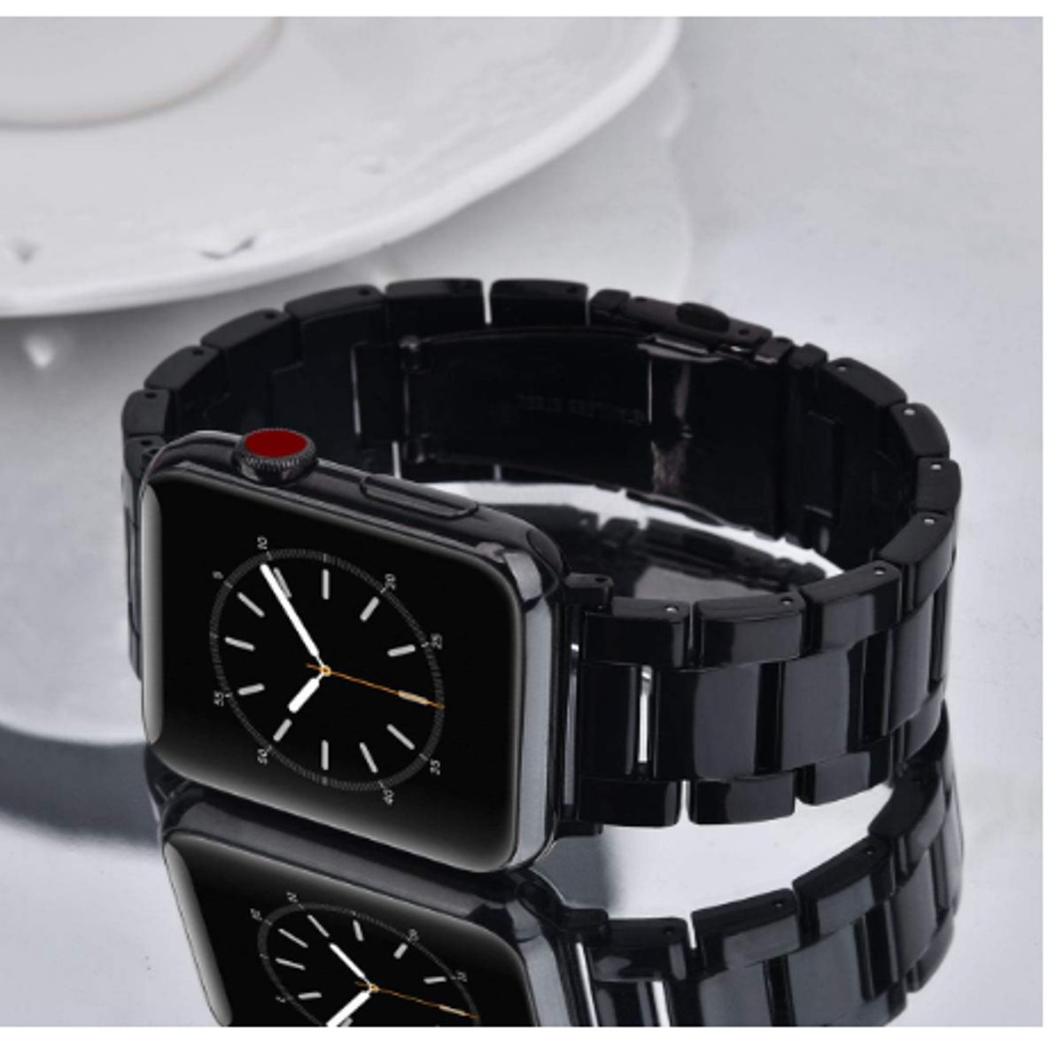 GENERICO - Correa Acrilica para Apple Watch 40mm - Negro