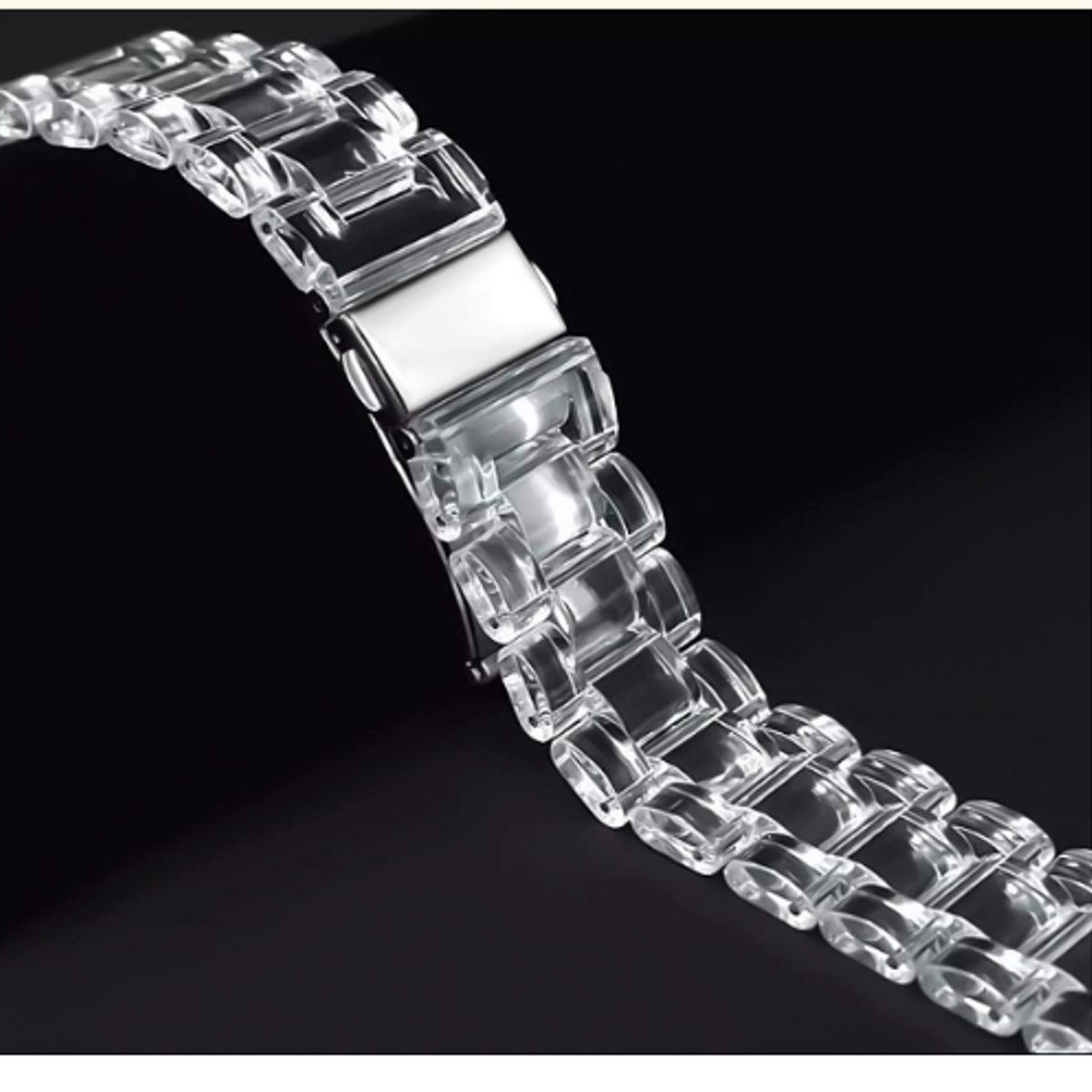 GENERICO - Correa Acrilica para Apple Watch 41mm - Claro