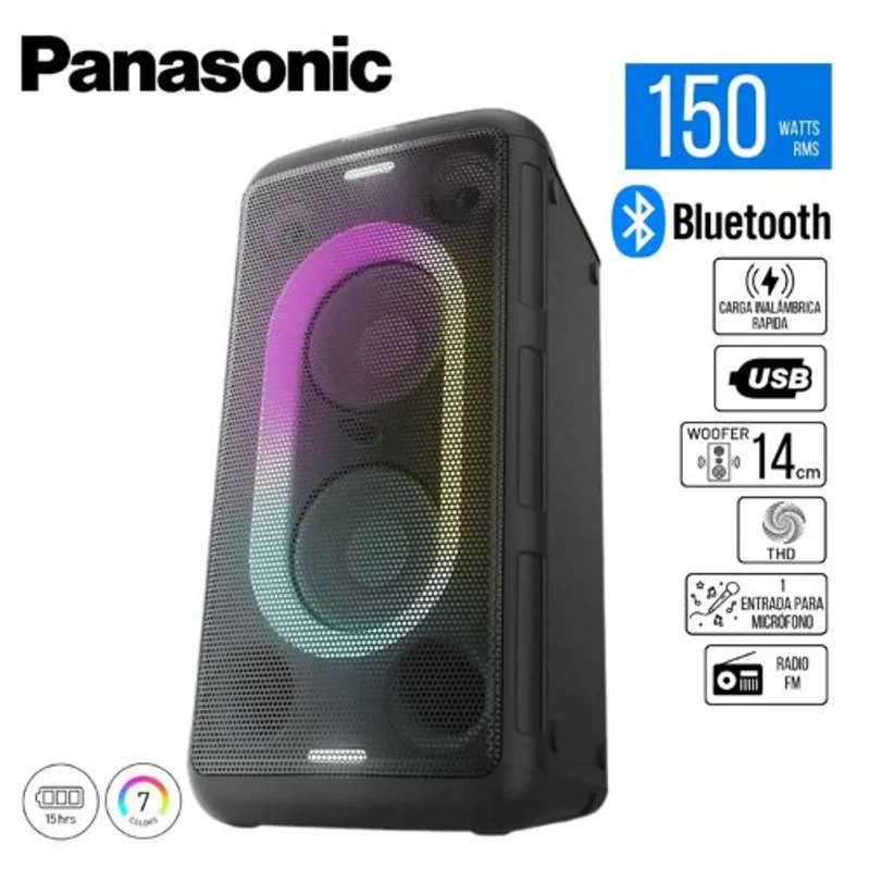 PANASONIC - Parlante Bluetooth  Panasonic SC-BMAX10EK 150w - Negro