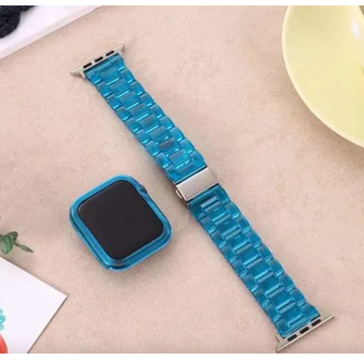 GENERICO - Correa Acrilica para Apple Watch 42mm - Azul