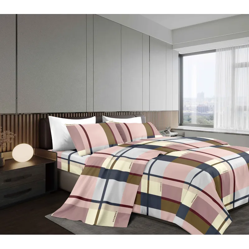 GOLDSUN - JUEGO DE SÁBANAS 4 PIEZAS 1800 HILOS 2 PLAZAS