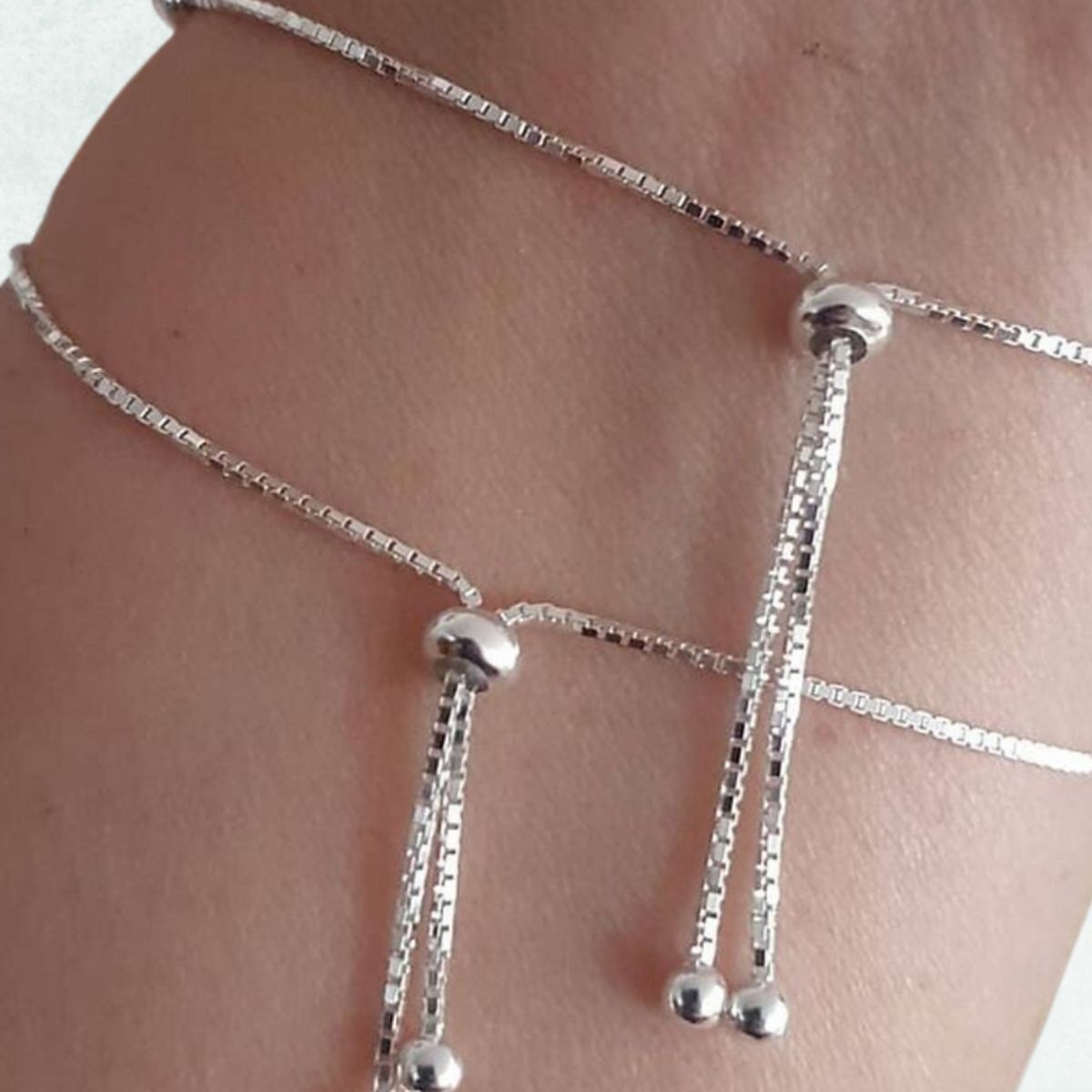 GENERICO - PULSERA REGULABLE  ARBOL DE LA VIDA EN PLATA FINA