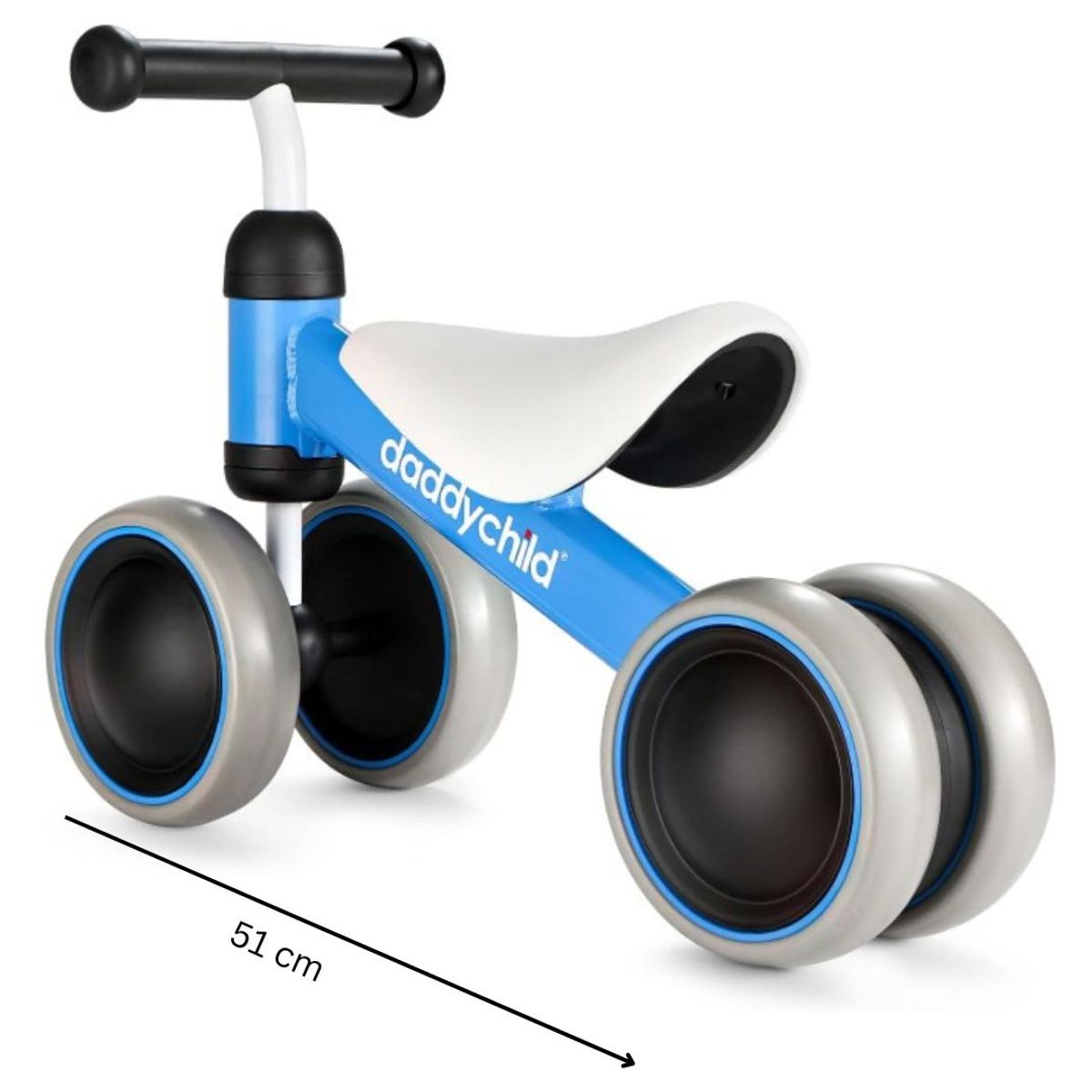 GENERICO - Bicicleta Triciclo Corre pasillos para Niños - Azul