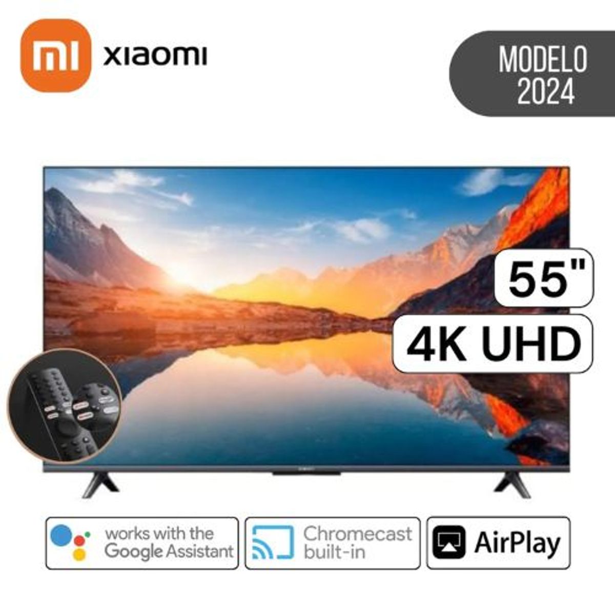 XIAOMI - Televisor Xioami TV de 55" pulg.  L55MA-SPH - Negro