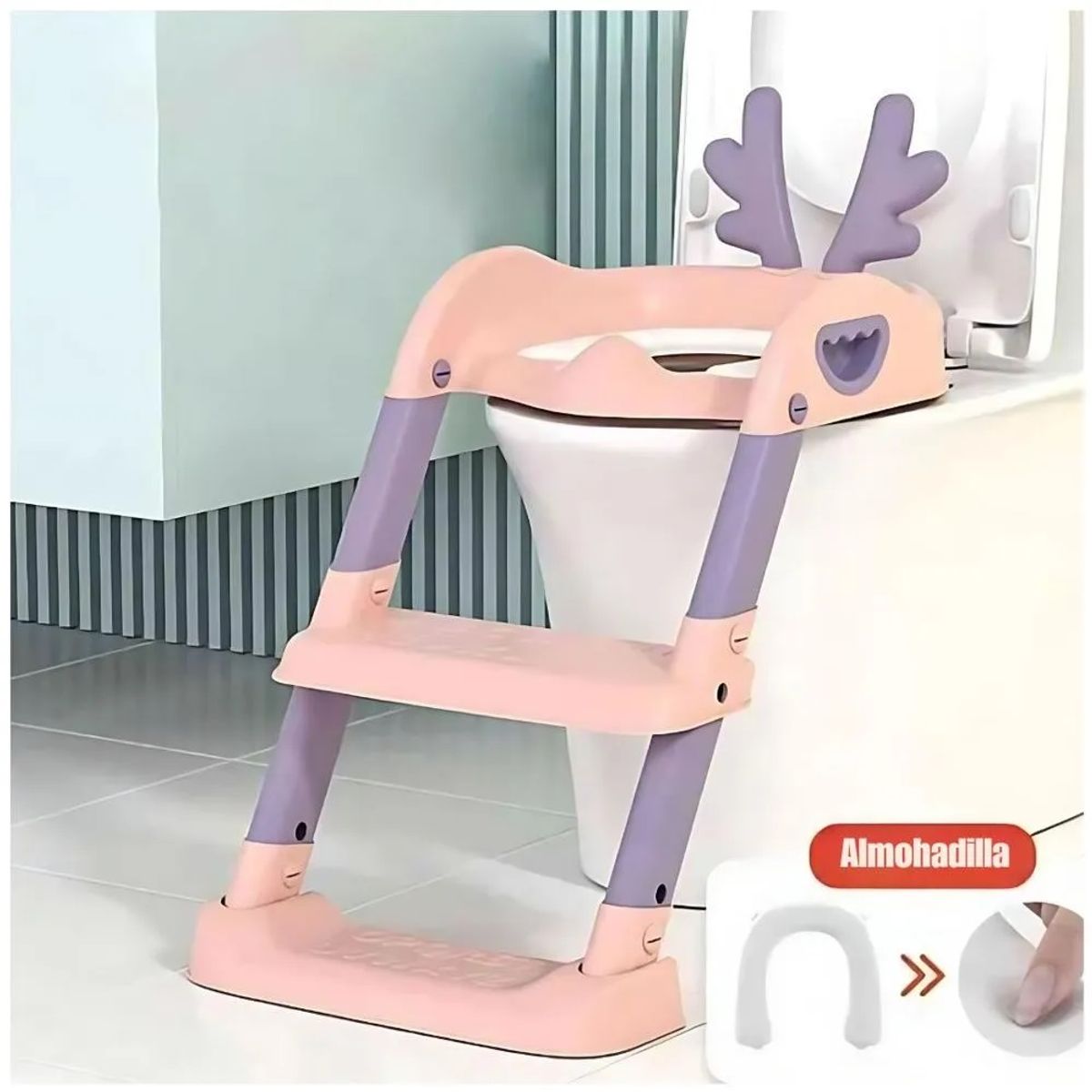 GENERICO - Asiento de Orinal Plegable para Niños Silla de Entrenamiento
