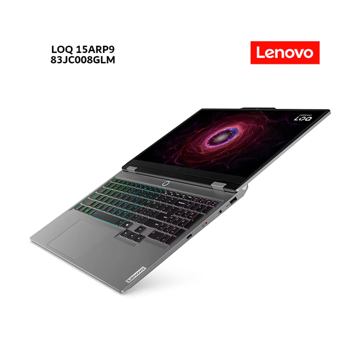 LENOVO - Laptop Lenovo LOQ 15ARP9 AMD Ryzen 7-7435HS 24Gb Ram/ 512Gb SSD/ 15.6 FHD/ RTX4050-6GB - 83JC008GLM