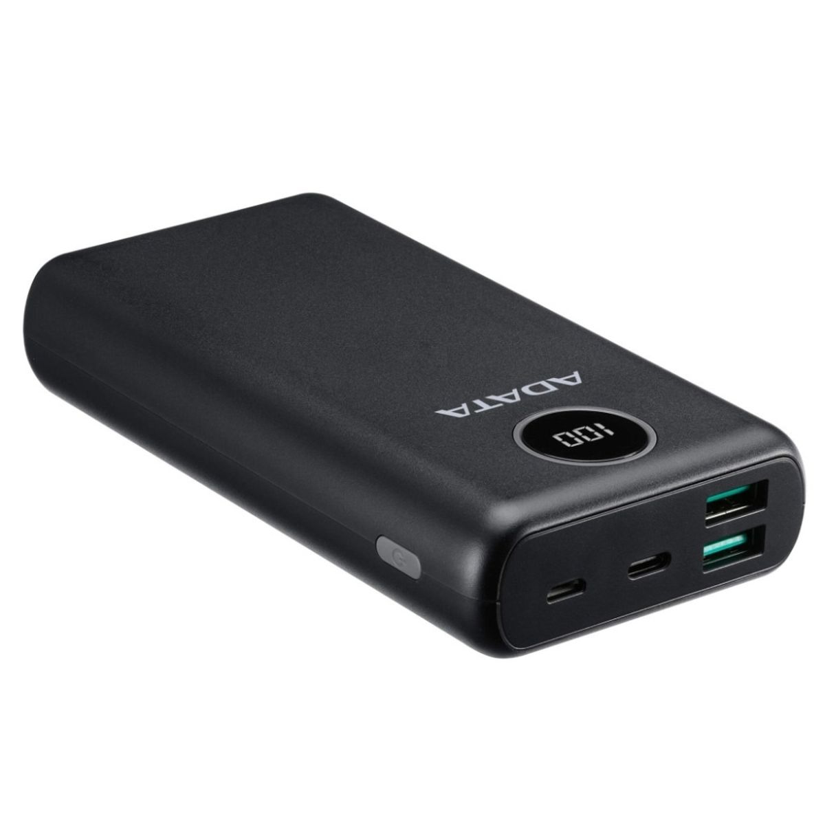 ADATA - Power Bank Adata P20000Qcd 20000 Mah Negro - Carga Rápida Y Alta Capacidad, Ideal Para Via