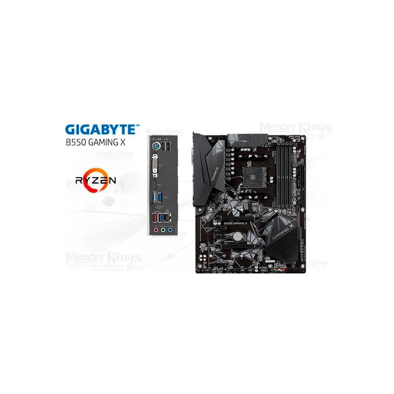 GIGABYTE - Placa base Gigabyte B550 Gaming X AM4 ATX - Rendimiento excepcional p